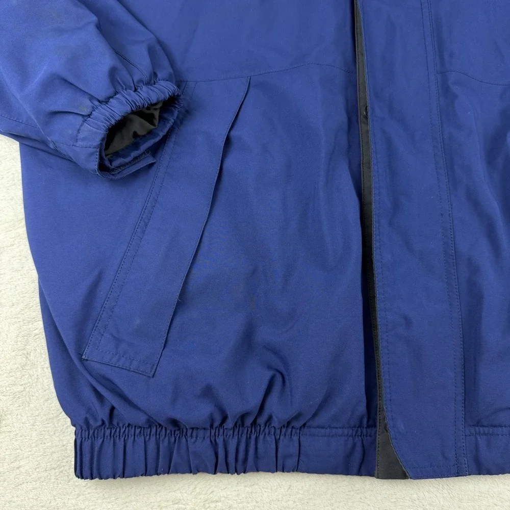 Vintage Y2K Nike Golf F.I.T. Windbreaker Sz‎ XL Full Zip Jacket Snap Blue